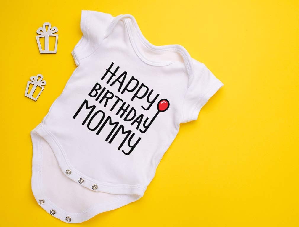 Tstars Happy Birthday Mommy Outfit - Baby Bodysuit Gift for Mom from Infant Boys & Girls Photo Outfit - Image 5