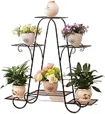 Soporte para plantas: este estante de exhibición para plantas es muy adecuado para decorar la sala de estar, el baño, el dormitorio, la cocina, la terraza, el porche, el balcón, el apartamento, etc.
