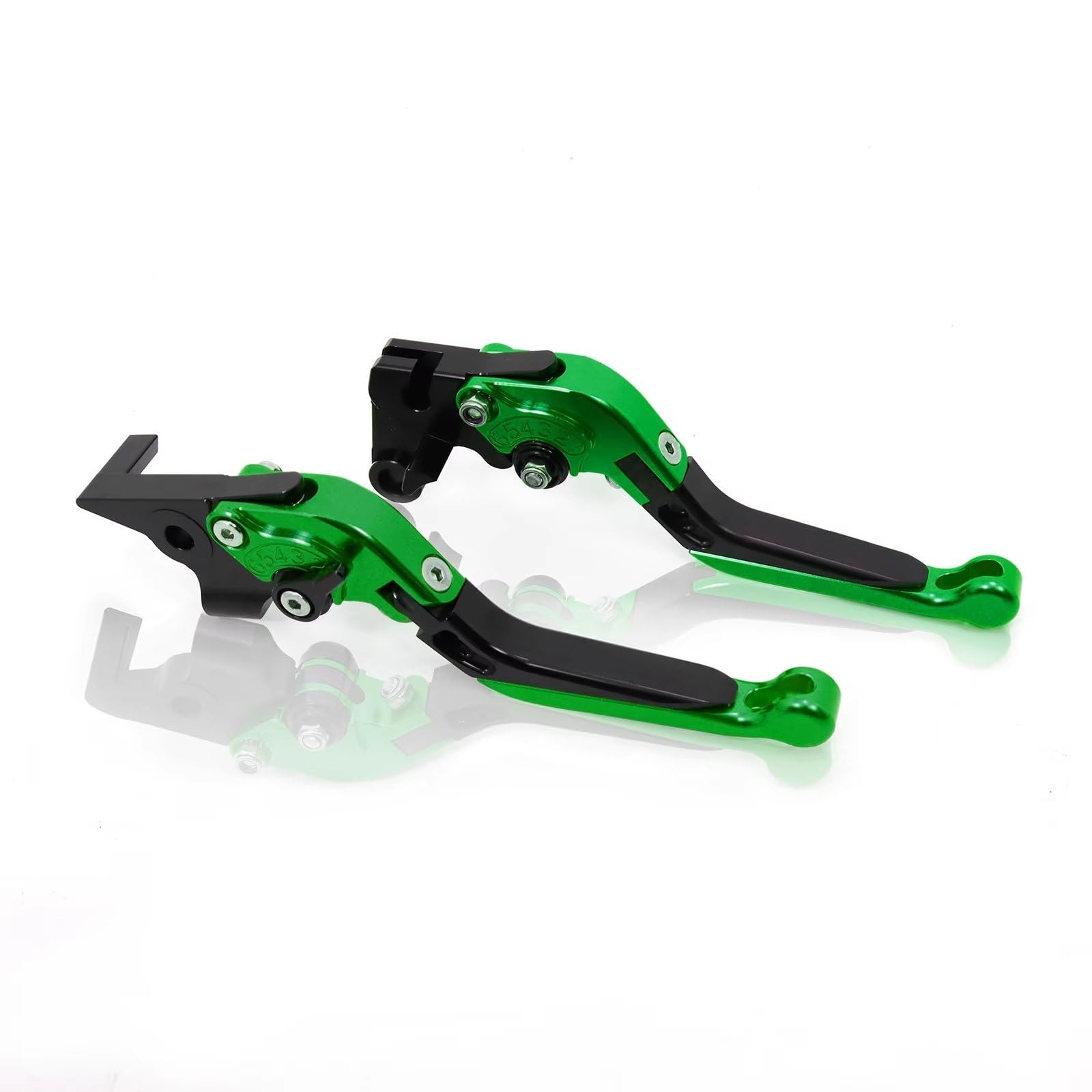 Yongewu Green Black Motorbike Brake Clutch Lever Compatible With Cb650r For Cb 650R For Cb650 R 2019-2023 Motorcycle Cnc Adjustable Folding Extendable Brake Clutch Levers Handlebrake