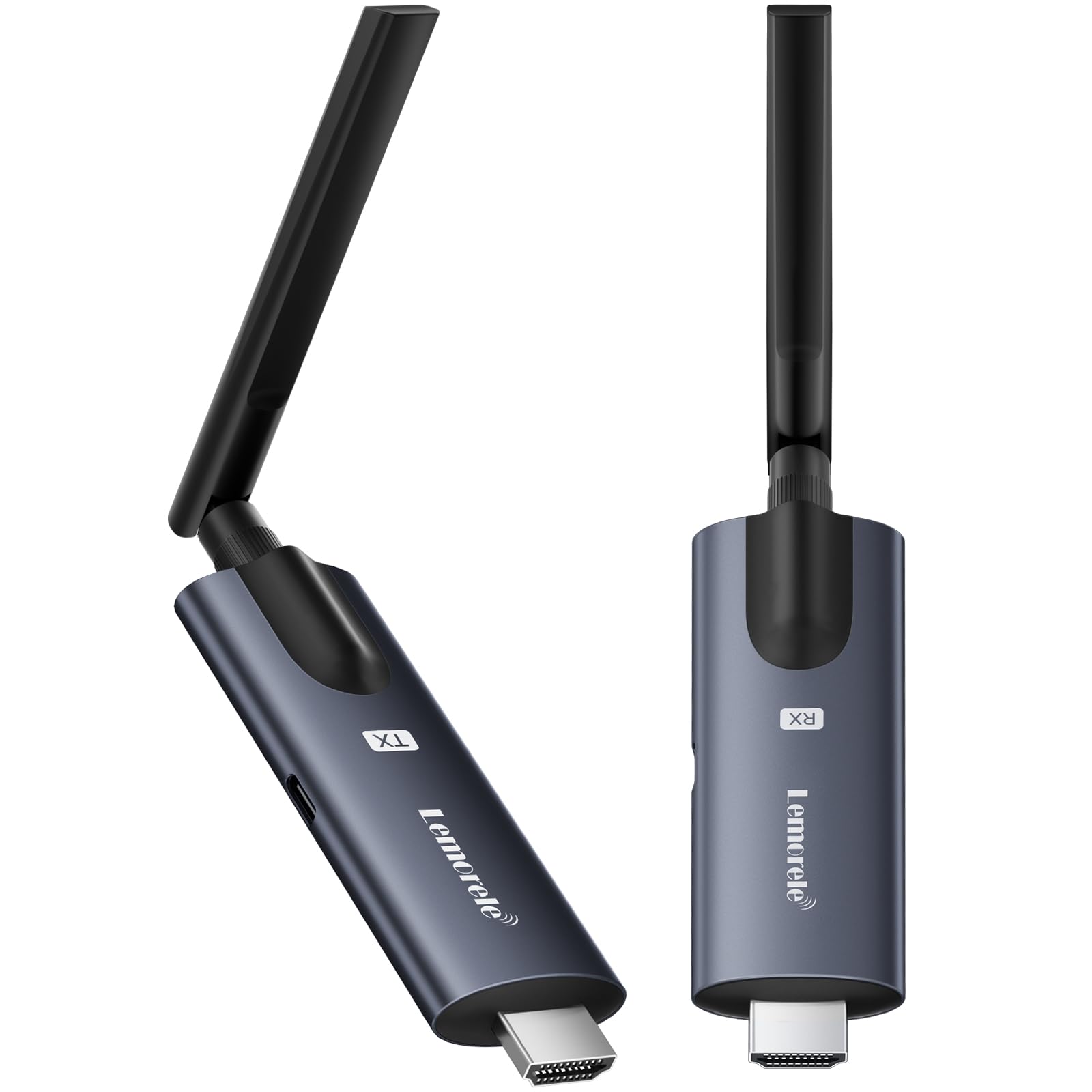 Lemorele Wireless HDMI Transmitter and Receiver,2.4/5G 656ft 1080P HD,for Streaming Video&Audio to HDTV/Projector/Tablet/Mobile from Laptop/TV-Box/Blu-ray(1TX + 1RX)