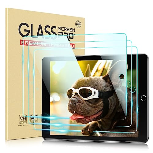 DTTO Screen Protector for 7.9 inch iPad Mini 3 2 1 (2014 / 2013 / 2012 Released), Tempered Glass Film with Camera Protector Guard for iPad Mini 3rd / 2nd / 1st Generation 7.9' - 3 Pack
