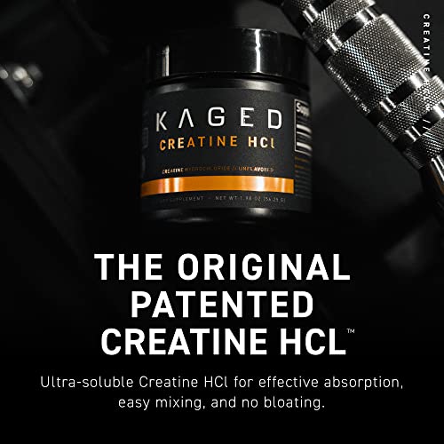 Kaged Muscle Creatine Hcl, Patented Creatine Powder, Highly Soluble Creatine Hydrochloride 750Mg, Lemon Lime, 75 Servings #TOP5