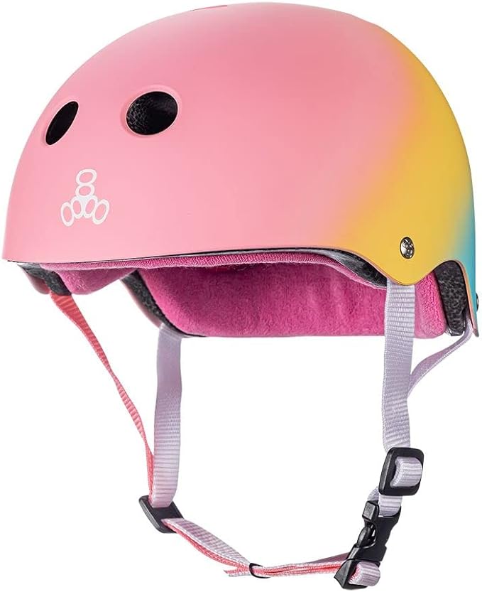Triple Eight The Certified Sweatsaver Helmet for Skateboarding, BMX, Roller Derby, and Roller Skating