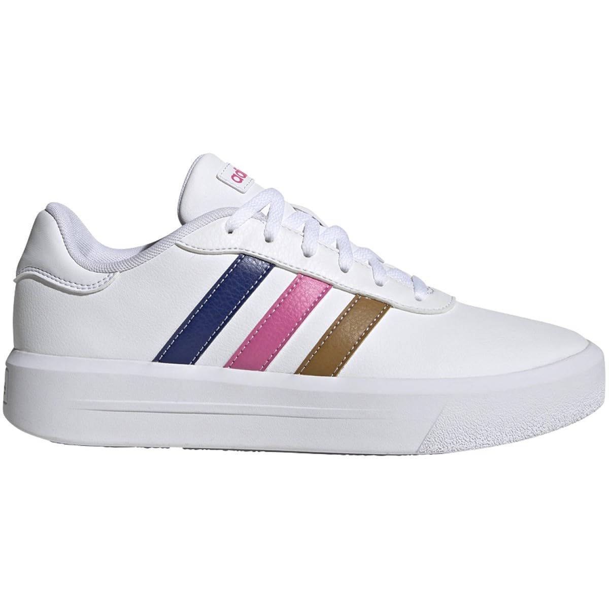 Adidas Court Platform Shoes Plain, Scarpe Donna, Cloud White Victory Strata Bronzo Blu, 40 EU