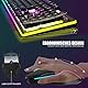 RedThunder K10 Kabelloses Gaming Tastatur und Maus Set, QWERTZ DE Layout, 3000mA Batteriekapazität und 3200 DPI für Gamer (Schwarz)