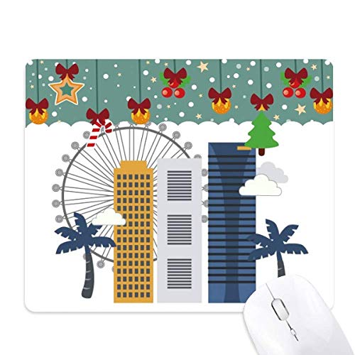 Tapis de souris Singapour Flyer antidérapant pour stopper les glissements
