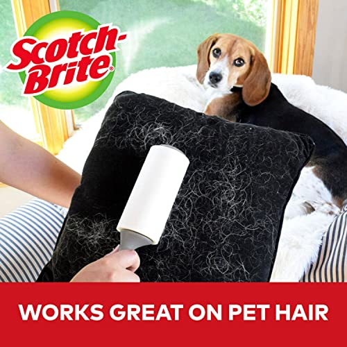 Scotch-Brite Lint Roller Refill, Works Great On Pet Hair, 60 Sheets ( Pack Of 6 ) ( Packaging May Vary ) #TOP4