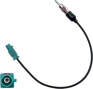 Radio Antenna Adapter Compatible with Dodge Jeep Ford Aftermarket Radio Stereo Antenna Adapter for Ram Wrangler C-Class Sprinter Buick Cadillac Aftermarket Stereo Antenna Connector Cable Plug
