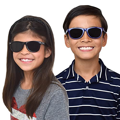 BIB-ON Vintage Silicone- Kid's First Sunglasses for Ages 4-7 Year2