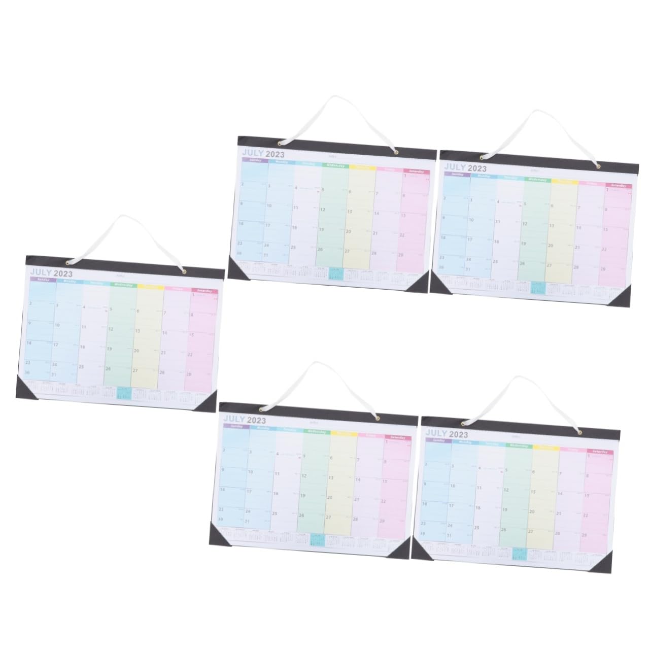 SEWACC 5stücke Wandkalender Monatlicher Planer Mit Abreißblättern Für Zuhause Und Büro Einfach Zu Leicht Und Langlebig Für Langfristige Planung