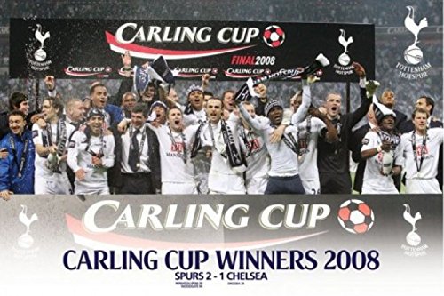 1art1 43220 Voetbal - FC Tottenham Hotspur, Carling Cup Winners 2008 Poster 91 x 61 cm