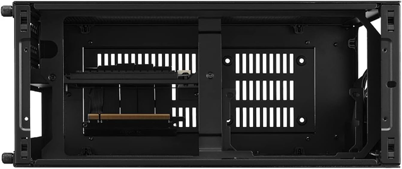 Lian LIANLI PCIe 4.0 Compatible, Small Form Factor PC Case, A4-H2O, Silver, Mini-ITX Compatible, Supports Up to 12.8 inches (322 mm) Triple Slot GPU, USB 3.1 Type C Connector, SFX/SFX-L Power Supply,