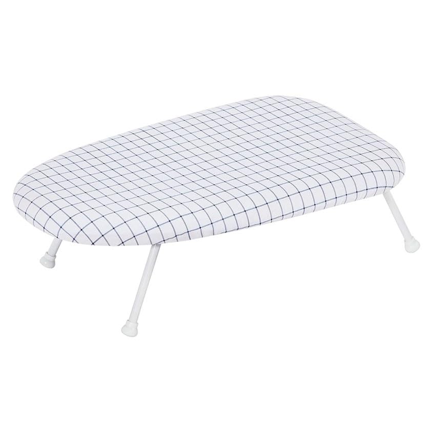 Tischbügelbrett, mit Klappbaren Beinen, Extra Breites Bügelbrett for die Arbeitsplatte mit Baumwollbezug, Tragbares Mini Bügelbrett, for Den Bastelraum, Den Haushalt, Das Wohnheim