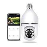 SIFA TECH 3MP WiFi Smart Bulb Camera | 360° Pan Tilt HD CCTV with View & Talk, Smart Lighting Integration | Perfect for Home & Office Security