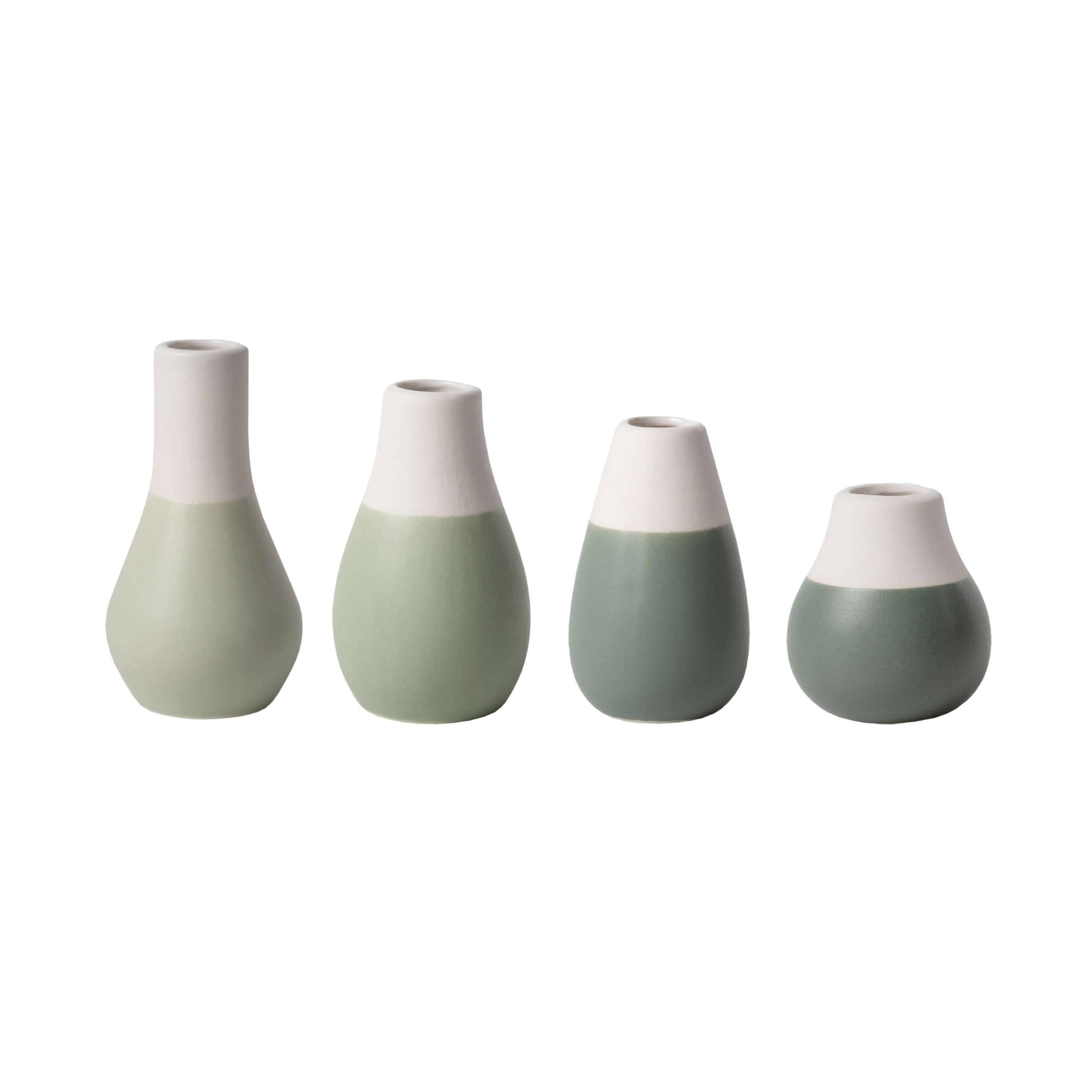 Räder Green Mini Pastel Vase Tones Set Of 4