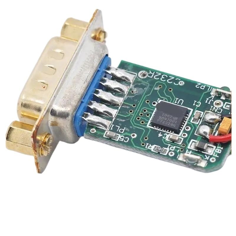 Convertidor de cable USB a RS232 2.0 USB a adaptador DB9 serie RS232 (como se muestra en la imagen, 1 m)