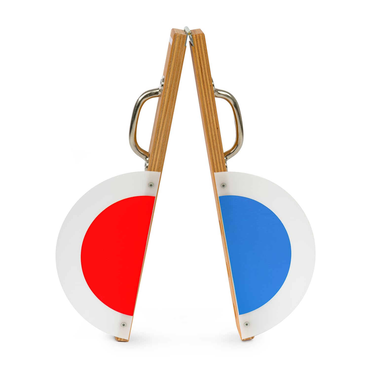 Sport-Thieme Startklappe aus Holz für Leichtathletik | Große Sichtfläche, Perfekte Schallwirkung, Praktische Haltegriffe | Nur 1 kg leicht | Aus Holz | 46x26x6 cm | Markenqualität