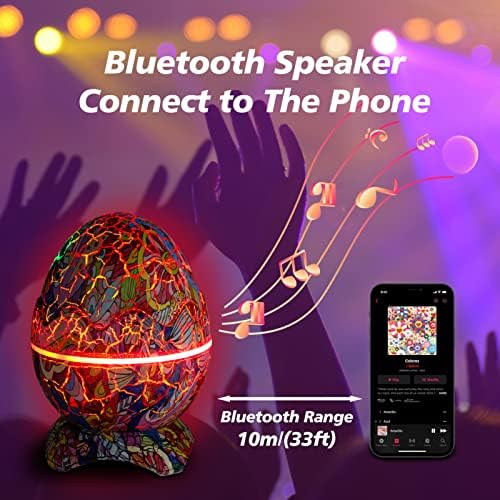 Yojligob Star Projector Light Galaxy Projector with Music Speaker, LED Night Light Projector for Sleep Soothing, Decoration Bedroom Party, Bluetooth Connection, Remote Control, Gifts for Kids Adults