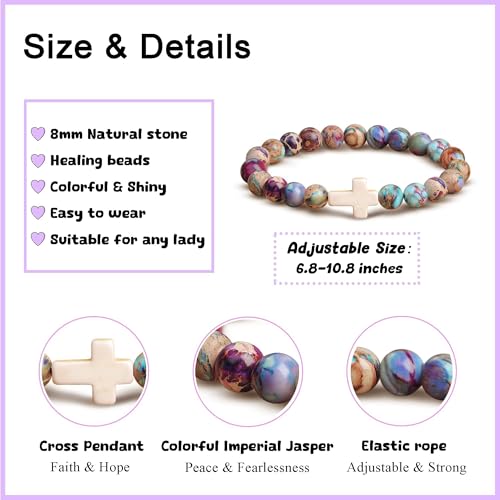 Image of JoycuFF Teen Jewelry Bracelets for Teen Teenage Gifts Ideas Trendy Stuff, 6 8 9 10 11 12 13th 16 Year Old Birthday East Christmas Gifts