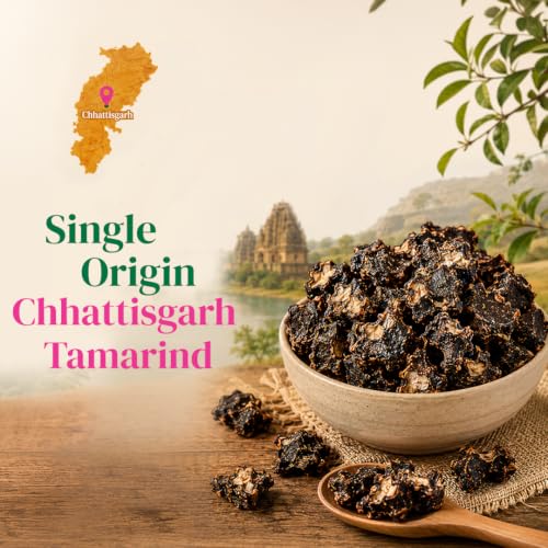 Image of Khetika Tamarind Seedless 200 grams, Whole Imli, Dry Tamarind, Tasty & Tangy Flavor, No Artificial Color, Rich in Antioxidants, Hygienically Sealed, Naturale | Whole Imli, Tasty & Tangy Flavor, No Artificial Color, Rich in Antioxidants, Hygienically Sealed