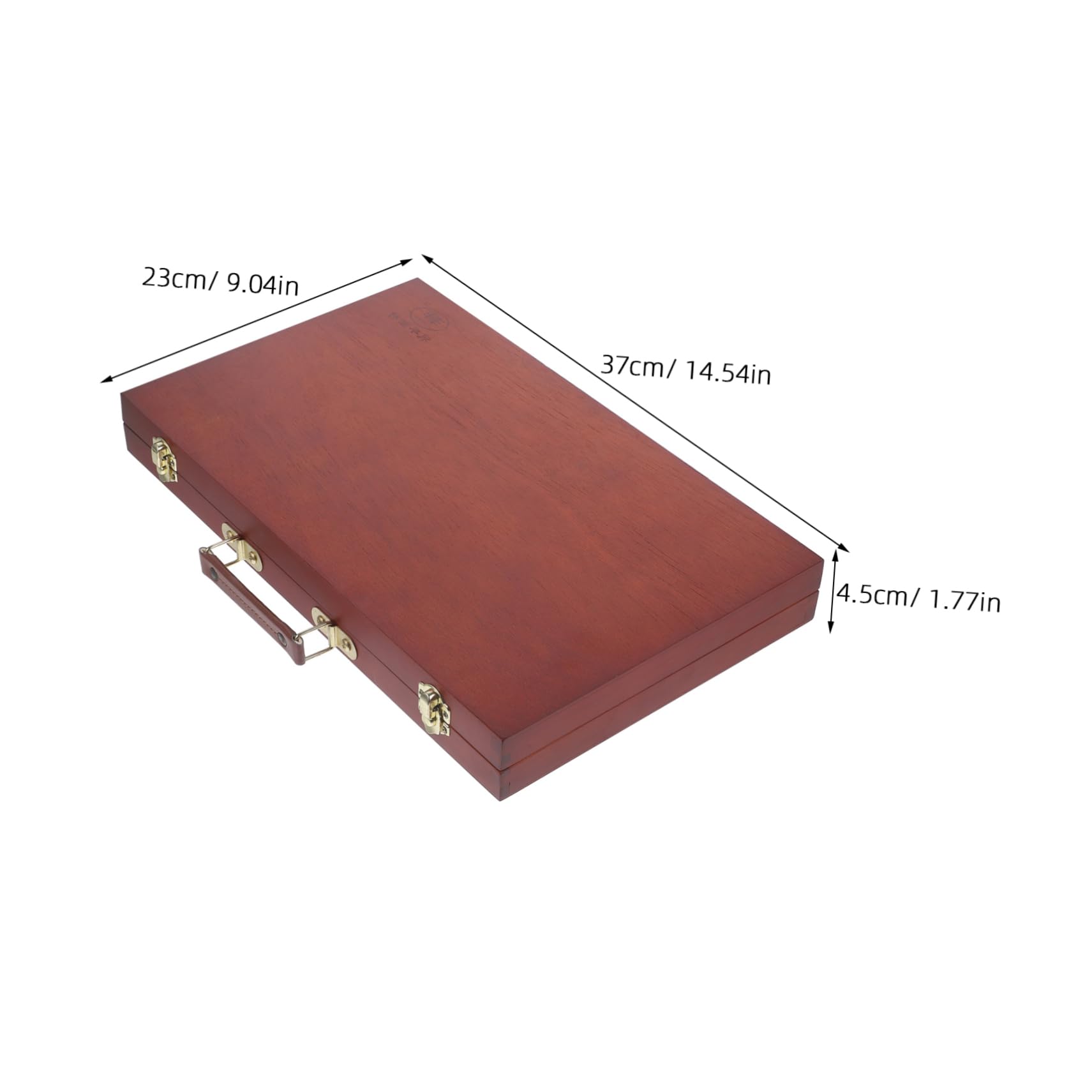Caja de Madera para Pinturas y Herramientas de Arte Portátil, Resistente y Ligera, Estilo Europeo, Adecuado para Artistas y Estudiantes en Almacenamiento de Escritorio Aire Libre