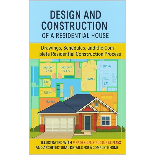 Illustrated Design and Construction of a Residential House: Drawings, Schedules, and the Complete Residential Construction Process Audiolibro Por Evan M. Calderon arte de portada