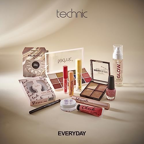 Technic 13Pc Showstopper Gift Set - A Selection of 13 Makeup Products for Eyes, Cheeks, Face, Lips & Nails in a Readymade Gift Box - Great Value Set - Vegan and Cruelty Free