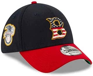 New Era 2019 MLB Boston Red Sox Hat Cap July 4th Flag 39Thirty 3930 12039471 - coolthings.us