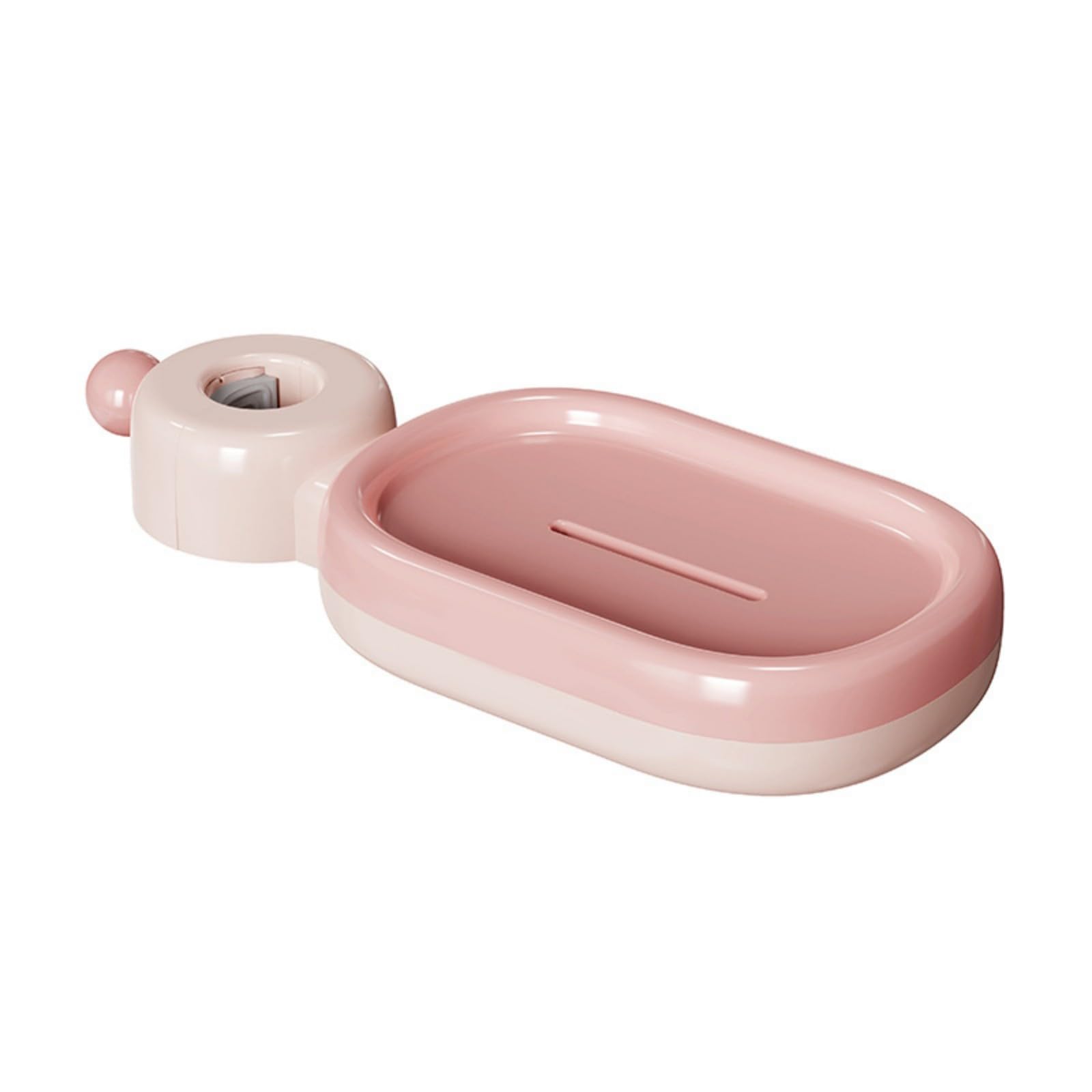 Tsophreniq Quick-Draining Wall-Mounted Soap Holder for Bathroom Sink Tray Storage Space Saver Quick-Draining Wall-Mounted Soap Holder