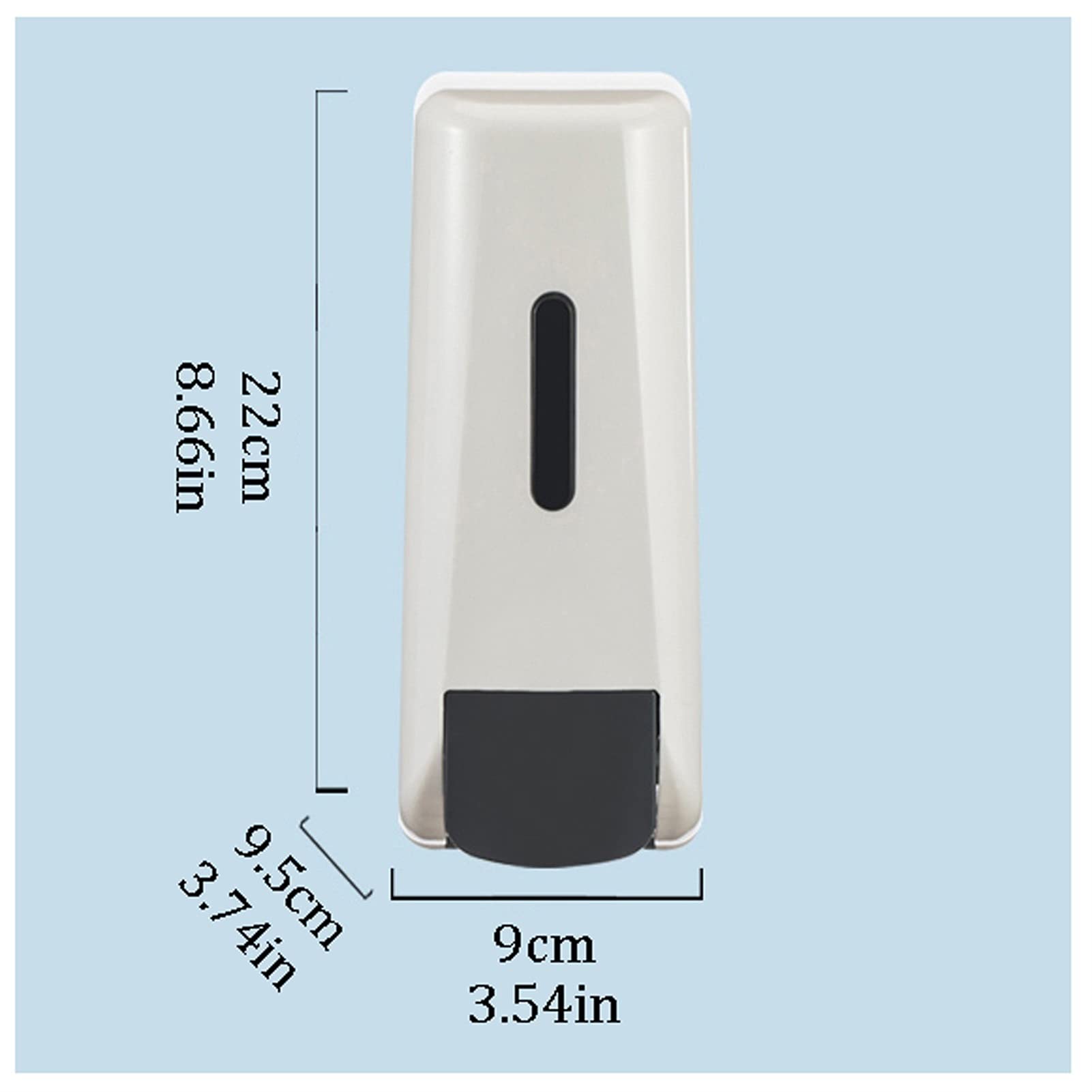 dispenser sapone/Dosatori per sapone liquido BOTLETTORE BIANCO DI SAPEND MANUALE DOCCHINA MANUALE DOCCIA, Spazio risparmio, facile da usare e portare comfort e bellezza a casa Erogatore del Sapone/Dis