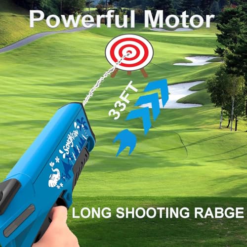 Image of Electric Dual-Mode Super Large Water Gun with Auto Water Suction & 550CC Power Battery- High-Power Blaster, 30-40 Feet Range, Leakproof, USB Rechargeable - Ultimate Water Battle Toy for Kids 3+