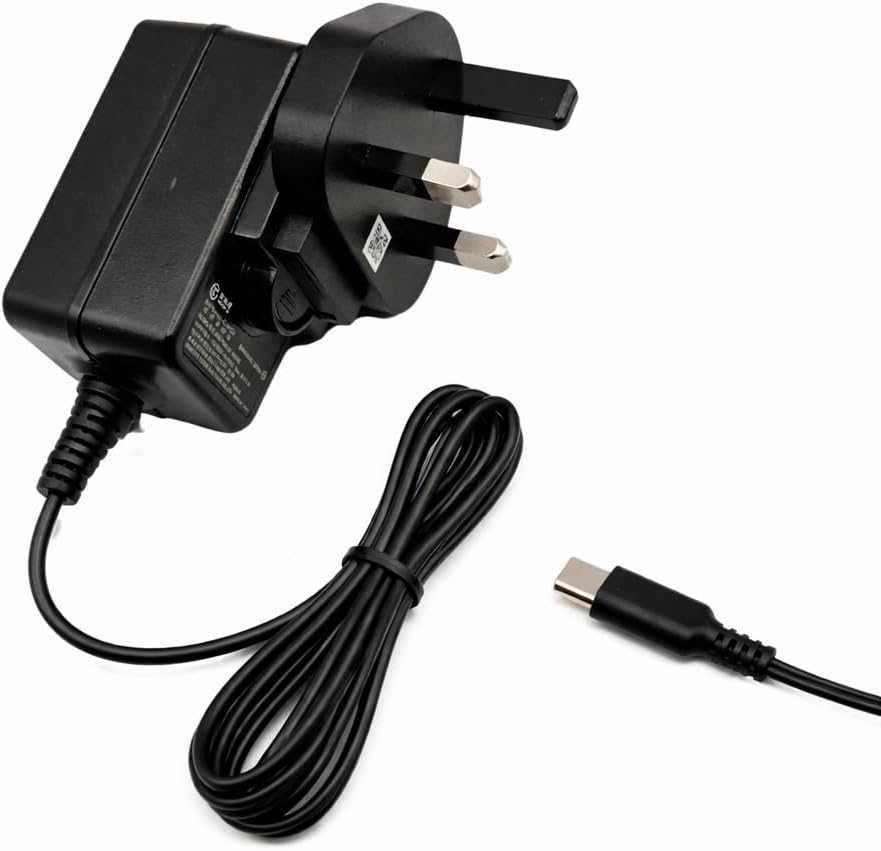 USB Type C Charger compatible with Doro Leva L20 Smartphone, Power Adaptor with 150cm Cable, 5V 2A Output, 240V Input