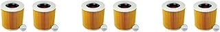 6 Filtros De Cartucho Compatibles Con Aspiradoras Karcher WD3 Premium, WD2, WD3, WD1, MV3, MV2 Y WD3 P. Kit De Extensión Contra Polvo Fino.