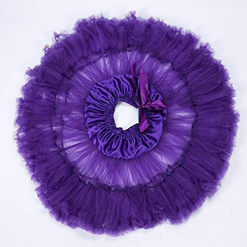 Image of Tutu Skirt as Well as Petticoat above Knee Underskirt Tulle Crinoline slip