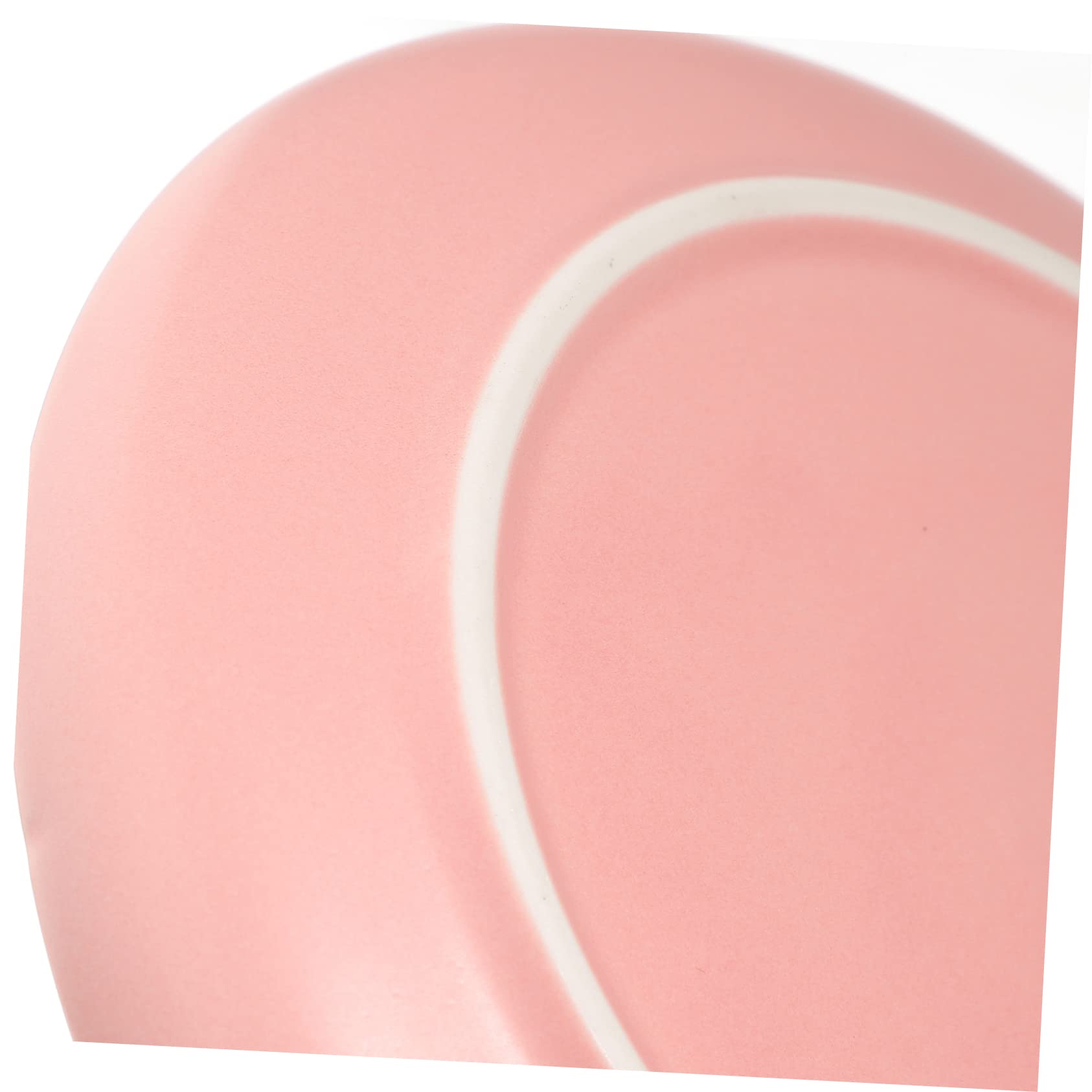 POPETPOP Cute Dual Use Ceramic Cat Bowl Round Footed Pet Feeding Dish for Food and Water Durable Design for Easy Use for Kittens and Cats