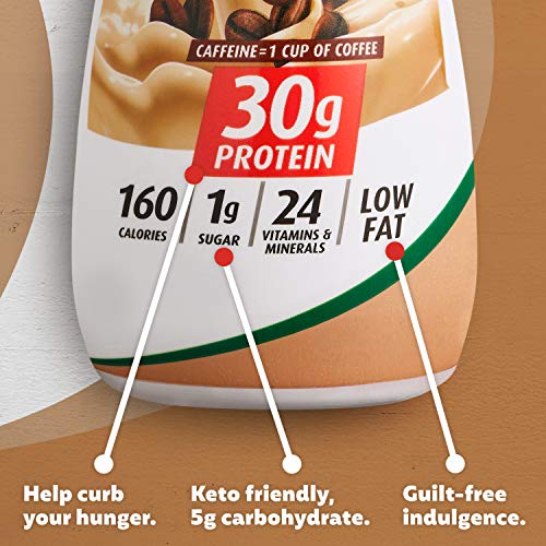 Premier Protein Shake, Café Latte, 30g Protein, 1g Sugar, 24 Vitamins