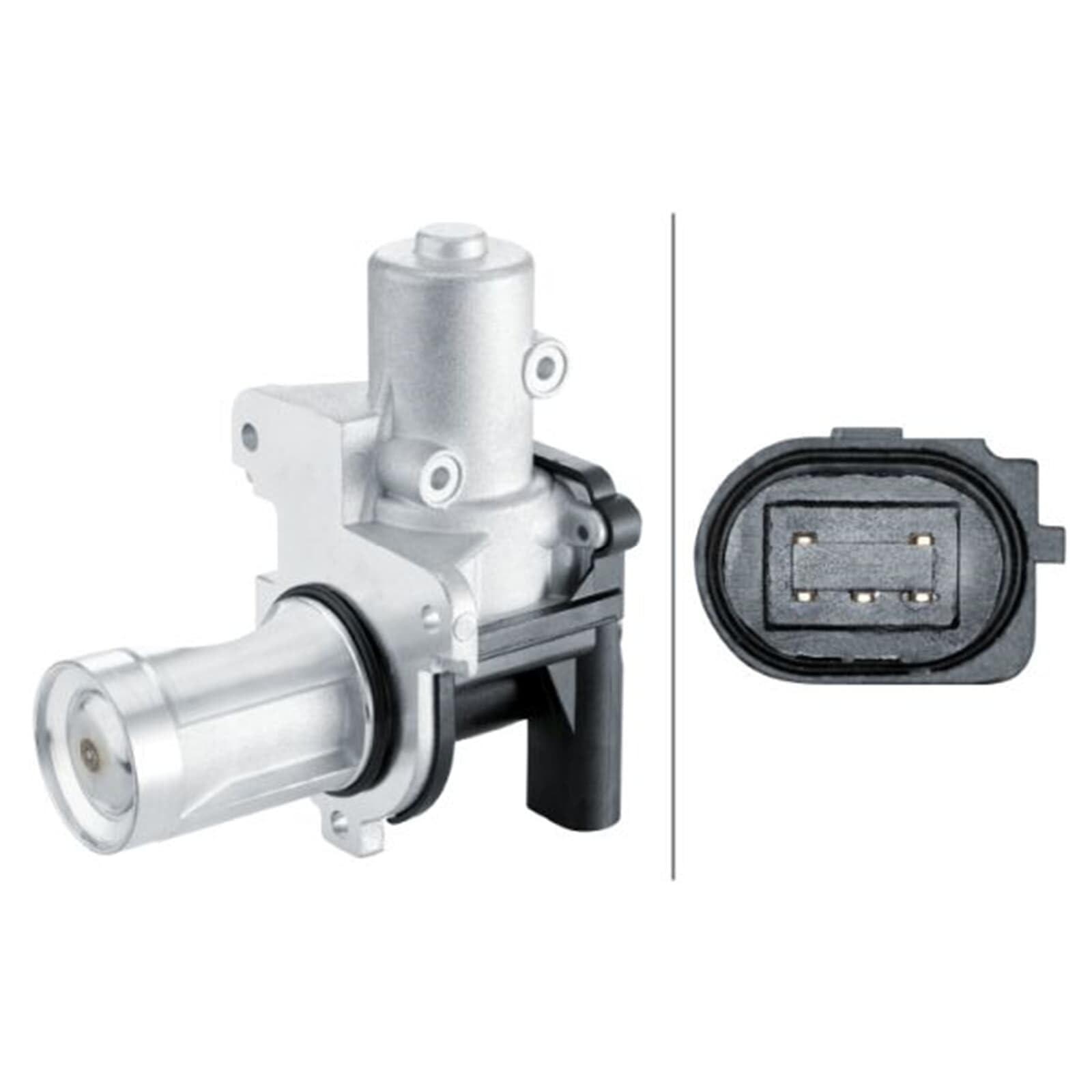 HELLA 6NU 014 864-471 Valvola ricircolo gas scarico-EGR, elettrico, 5a... poli, con guarnizione