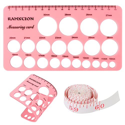Image of Nipple Ruler, Nipple Rulers for Flange Sizing Measurement Tool, Silicone Flange Size Measure Nipple Ruler for Breast Pump Flange Sizing - Soft Measurement Tool for New Mothers