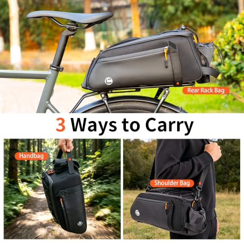 Kinetrail 10L Waterproof 3-in-1 Bike Bag