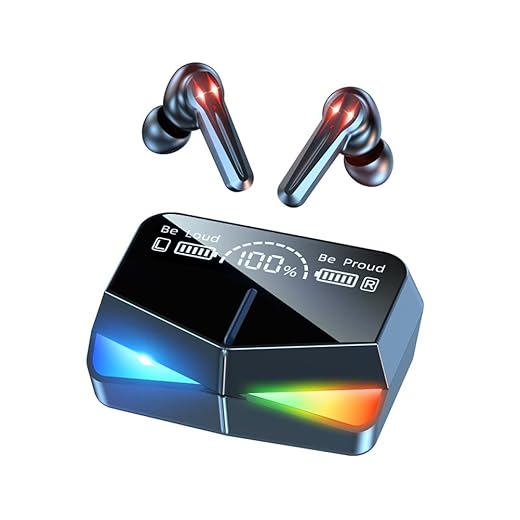 Le caratteristiche principali degli auricolari true wireless Plyisty auricolari bluetooth senza fili, true wireless in-ear auricolari bluetooth 5. 1 cuffie, con custodia di ricarica da 2000 mah, display della batteria, suono stereo, schermo a specchio(nero)