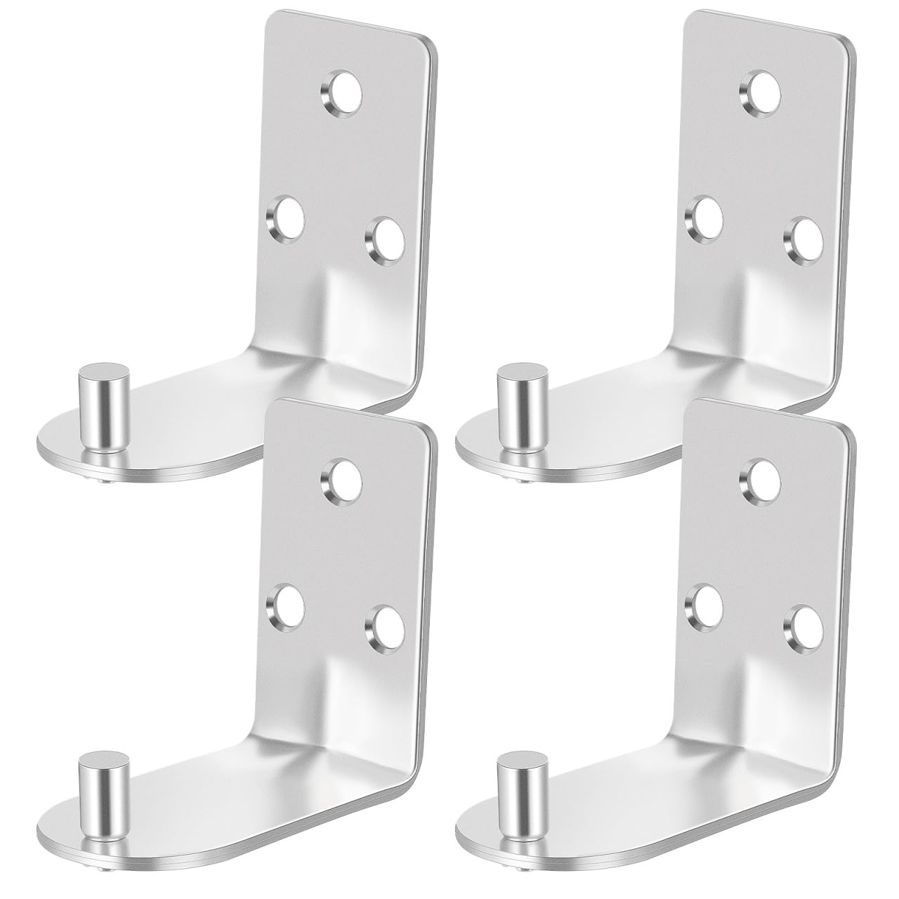 Homoyoyo 4pcs Iron Fire Extinguisher Hanging Brackets Wall Mount Holder Secure Hook for Extinguishers Easy Install Multipurpose for Home Office Store Safety