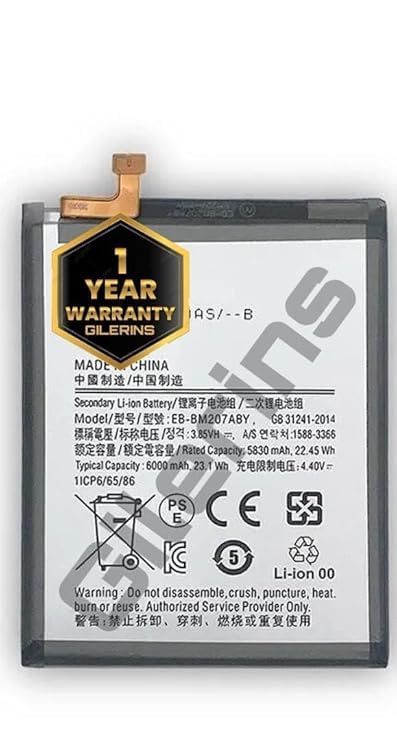 Image of Original EB-BM207ABY Battery for Samsung Galaxy M30s /M31 /M21 / Battery with 1 Year Warranty** (E126)
