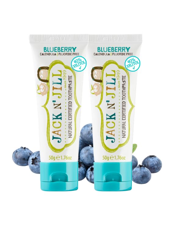 Jack N' Jıll Jack N Jill Doğal Sertifikalı Diş Macunu - Yaban Mersini Aromalı 2’Li Paket (2X50G)