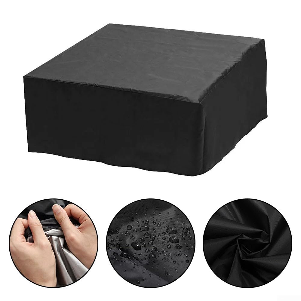 Housse de protection imperméable et thermique pour spa, couverture de piscine, protecteur de spa portable de remplacement pour l'extérieur (200 x 200 x 85 cm)