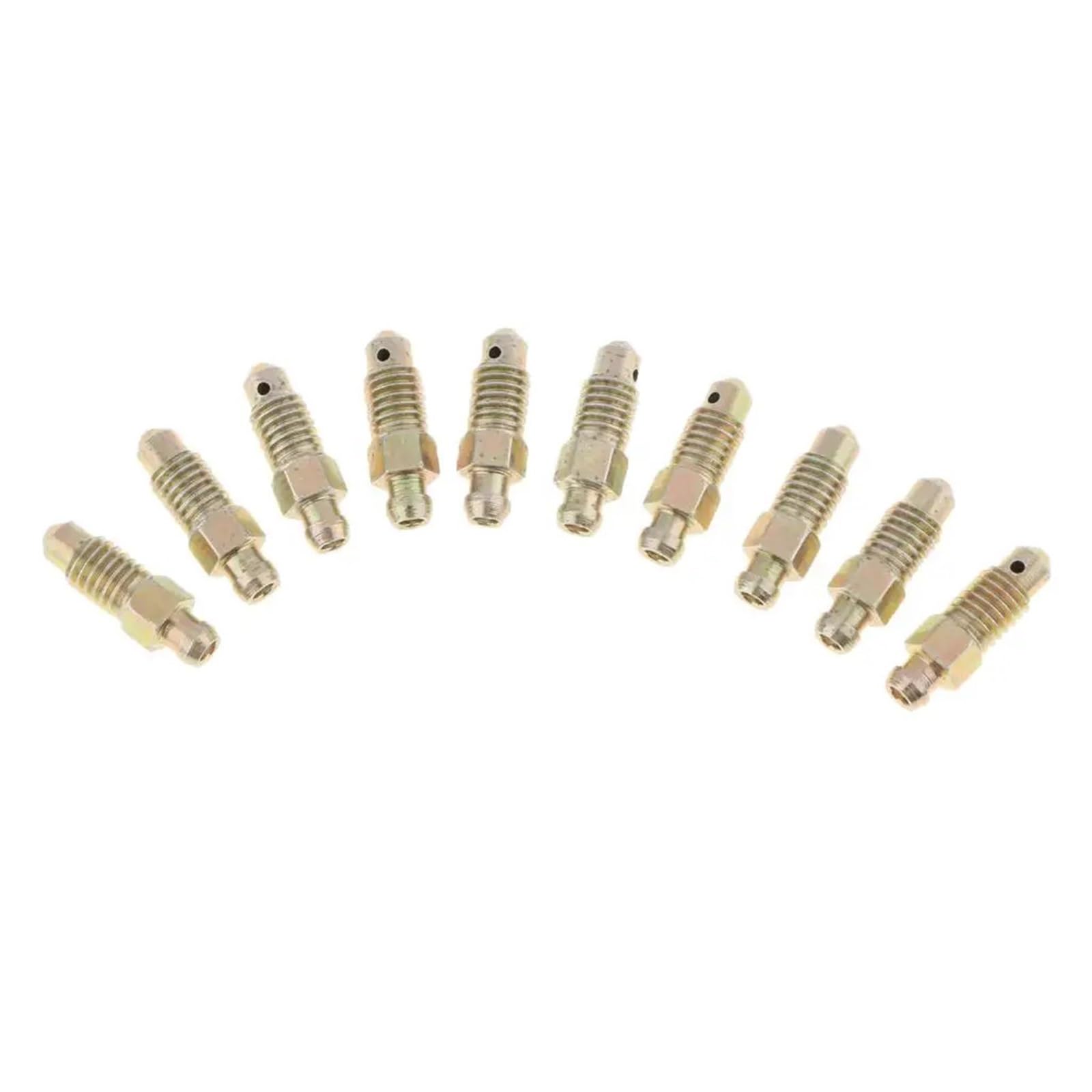 Retractor Pistones Tornillo de purga freno metálico Pistones Freno En Frenos Disco | Kit de reparación de pinza trasera delantera, ajuste Universal para reemplazo del sistema de frenos de coche
