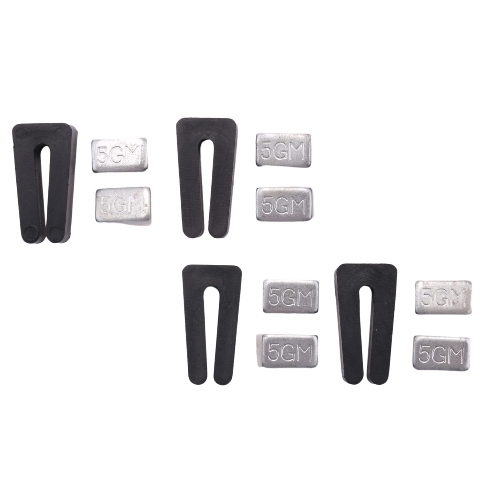 Littimoon 4 Set Ceiling Fan Blade Balancing Kit Fan Weight Balancing Kit Include Balancing Clip and Self-Adhesive Metal 5GM Weight