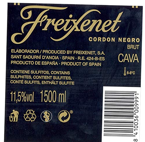 Vinho Branco Espumante Freixenet Cordon Negro Gran Selección Brut