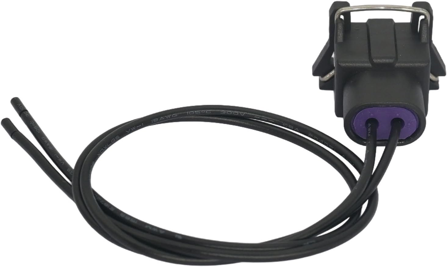 Fuel Injector Connector Pigtail Plug SK25 1P1002 Fit for Ford F150 Fit for Heritage F250 Super Duty F-350 Explorer Sport Trac Focus Escape E-150 Club Wagon E-250 E-350 95-06 08 11, 2 Pin