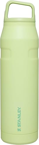 Miniatura 40 de Botella Stanley IceFlow con tapa y para llevar | Boca ancha con tapa de rosca | Ligera y a prueba de fugas para viajes y deportes | Acero inoxidable