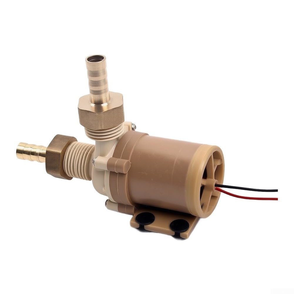 Bomba de circulación de 12 V CC, 2,1 GPM, silenciosa, agua caliente